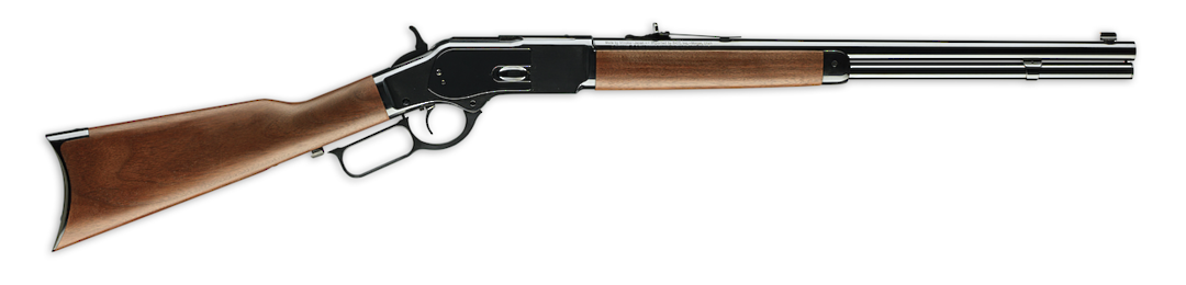 Winchester 1873 Short Rifle 44-40win Wood Blued image 0